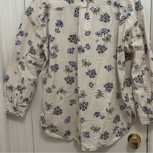 Anthropologie Pilcro Floral Tunic Buttondown - Picture 13 of 16